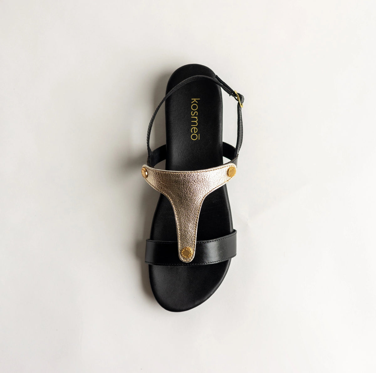 Gold Leather Klip