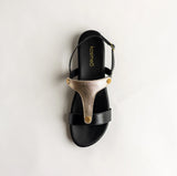 Gold Leather Klip
